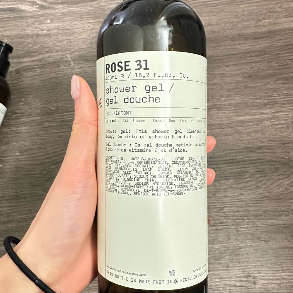 Le Labo rose 31 rose shower gel 480ml